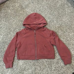 Lululemon Brier Rose Scuba Oversized Full-Zip XS/S